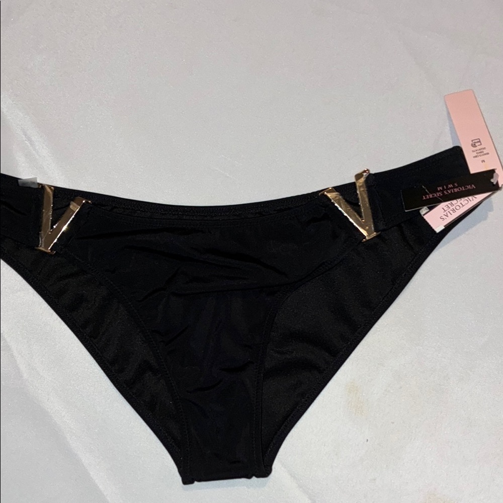 New Victoria's Secret Bikini Swimwear Black bikini bottom NWT